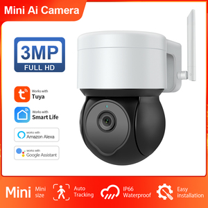 1080P 3MP 5MP PTZ WIFI Tuya Outdoor Camera with AI Tracking Colorful Night Vision Mini Camera - Product Image 2