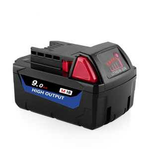 OEM 9000毫安时更换<span class=keywords><strong>M18</strong></span>无绳电钻工具锂电池18v 5ah 6ah 9ah <span class=keywords><strong>M18</strong></span>密尔沃基电池18v 6.0