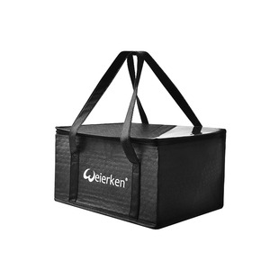 Refroidisseur non tissé personnalisé imprimé logo 600D sac de livraison de nourriture isolé d'épicerie réutilisable - Product Image 2