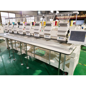 <strong>8</strong> Head Manufacturers Multi Function Magnetic Hoop High Speed Hat Beading Embroidery Machine Computerized 1200 Rpm Double <strong>Header</strong> - Product Image 2