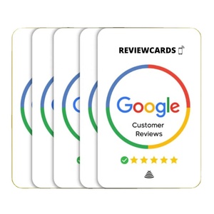 Tarjetas DE REVISIÓN DE Google Nfc personalizadas enfocadas Rfid Smart Business Pvc Id Card Google Play Gift Qr Code Yelp Nfc Sticker - Product Image 4