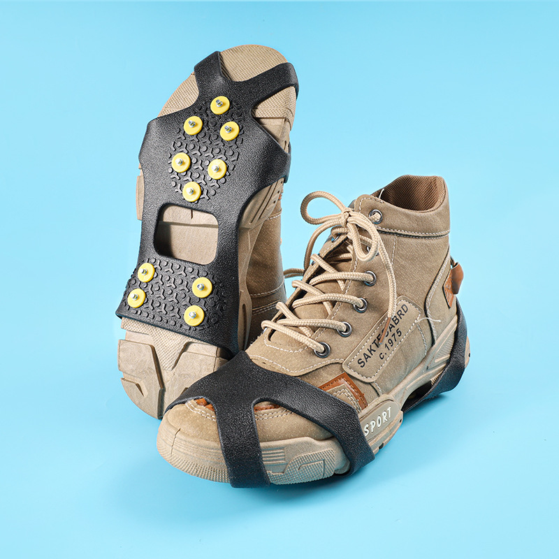 ซิลิโคน 10 เล็บ ปุ่มเหลือง ก้ามปูน้ำแข็ง - M