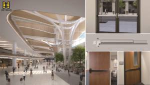 Keyman ล็อกประตูแบบหลายจุดพร้อมที่จับเหล็ก, ล็อกประตูอลูมิเนียมแนวตั้งแบบน่ากลัวสไตล์อเมริกัน - Product Image 5