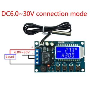 Controlador de temperatura Digital de alta precisión, módulo controlador de temperatura con pantalla Digital, refrigeración y calefacción, 1 unidad