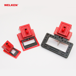 Chất lượng cao màu đỏ ba kích thước MCB khóa Loto thiết kế mới kẹp trên ngắt mạch khóa khóa ổ khóa - Product Image 3