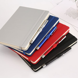 Mehrfarbige Business-Notizen A5 B5 Benutzer definierte monatliche tägliche PU-Leder Dankbarkeit Hardcover-Notebook-Planer mit Riemen - Product Image 3