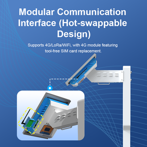 4G Solar Soil Probe with Moisture Temperature NPK EC Salinity Sensing <strong>Elements</strong> at Soil Moisture Sensor - Product Image 4