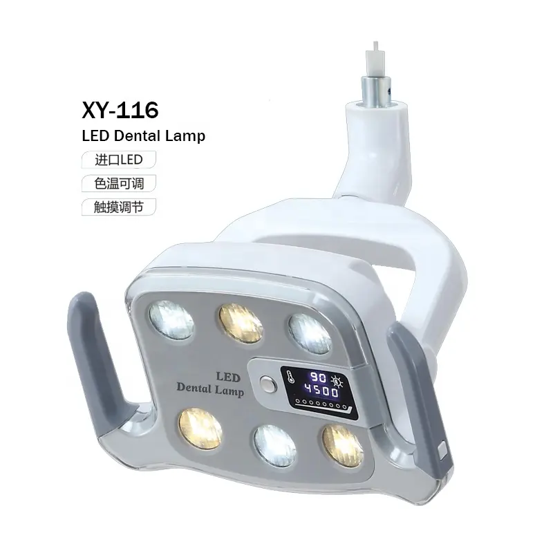 Lampe à LED chirurgicale d'opération clinique dentaire de haute qualité réglable 6 ampoules LED lampe à led dentaire