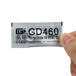 MB05 Net ağırlık 0.5 Gram GD460 Mini çanta ambalaj Lot başına 200 parça termal gres macun soğutucu bileşikler CPU soğutucu için - Product Image 1