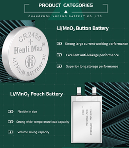Henli Max CR2032 240mAh ~ 960mAh 3.0V birincil lityum pil paketi ile kurşun Li/MnO2 düğme hücre tüketici elektroniği için - Product Image 5