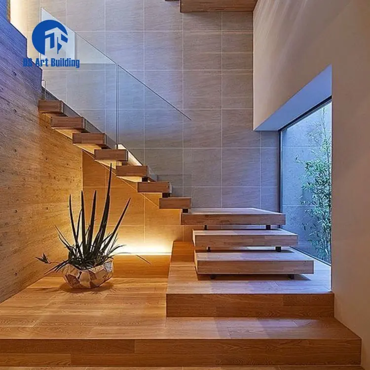 DS Building-casa de mármol con rayo oculto, escalera espiral de acero, escaleras flotantes