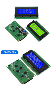 LCD2004 I2C 2004 20x4 2004A Blauer/grüner Bildschirm HD44780 Zeichen LCD/mit seriellem IIC/I2C-Schnittstellenadaptermodul für Arduino