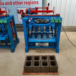 Cement Hollow <strong>Block</strong> Forming <strong>Machine</strong> Semi-<strong>automatic</strong> Brick Making Machinery Vibrator Motor for Brick - Product Image 2