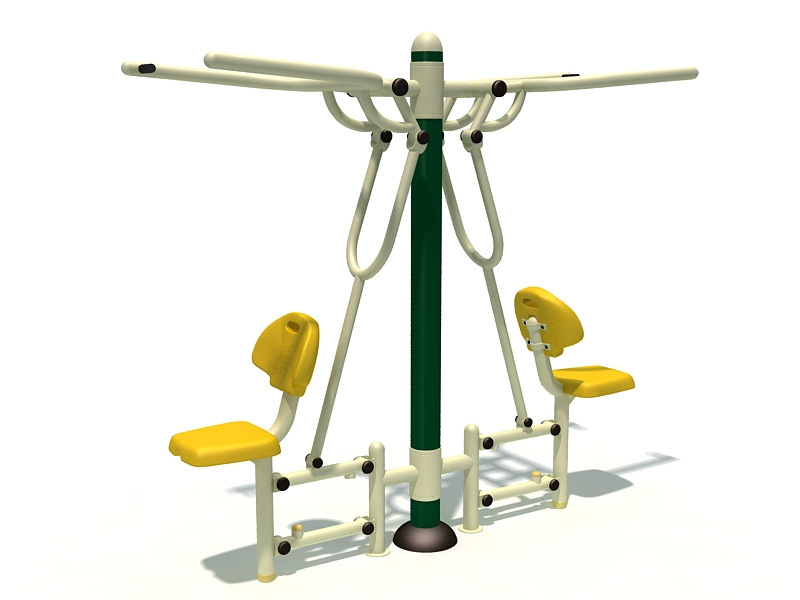 Máquina de doble asiento para jalones superiores