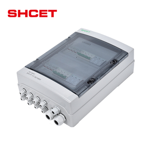 HAプラスチックIP65防水分布ソーラーDC PVコンバイナーボックス2 in 2 out 1000VDC 12 6 11 24弦セット - Product Image 2