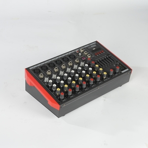 Professional 8 Channel <strong>Audio</strong> <strong>Interface</strong> Dj Mixer <strong>Input</strong> Jack Mixing Console With Effect &amp; Echo Function - Product Image 1