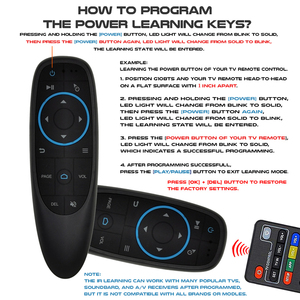 G10S โปร BT เมาส์ไร้สาย2.4G และ BT สองโหมดเสียงอัจฉริยะสำหรับกล่องทีวีแอนดรอยด์รีโมทคอนโทรล G10BTS แป้นพิมพ์ขนาดเล็ก - Product Image 4