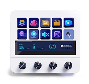 Teclado AI directo de fábrica N4 Stream Dock HUB función Software personalizable 10 teclas LCD 1 PANTALLA TÁCTIL 4 perillas - Product Image 2