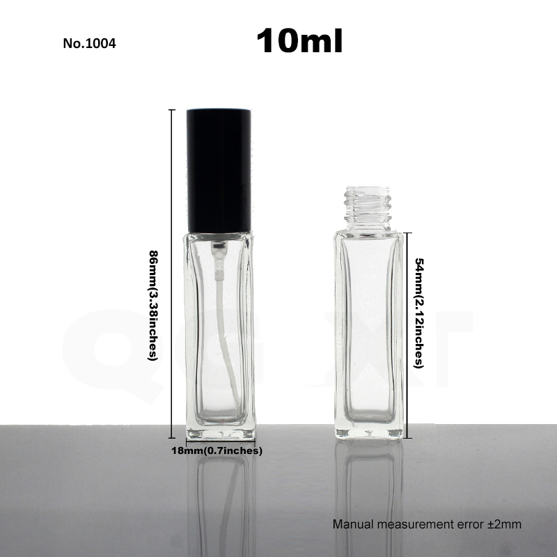 No.1004 10ml perfume bottle+spray+cap