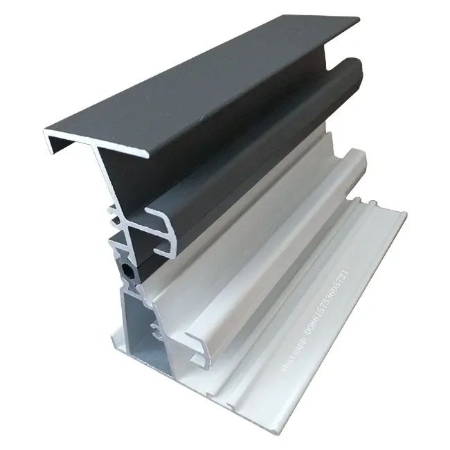 Aluminium kitchen cabinet profiles aluminium alloy cabinet handle black