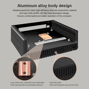 Personalizar la fábrica se puede incorporar Industrial Mini Pc computadora de escritorio Wind Ows Mini Pc computadora sin ventilador con 6 * Rj45 - Product Image 3