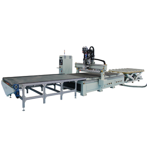 Enrutador cnc de marcado automático, máquina de anidación de velocidad rápida, kit ATC 1325, enrutador de carpintería con sistema de carga y descarga - Product Image 1