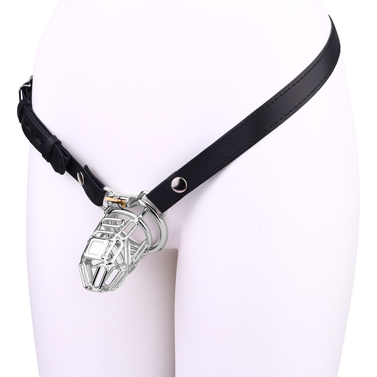 FRRK-318A L size round ring silver cage+belt