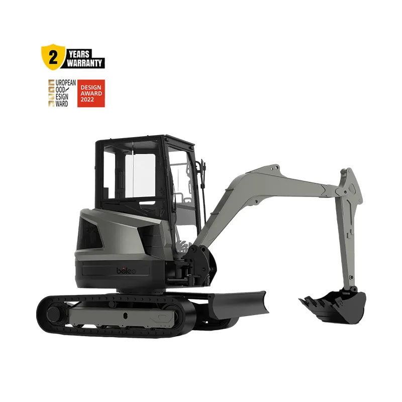 Boleo OEM ODM 3 Ton Excavadora 3,5 Ton Euro 5 Excavadora Pequeño Jardín Mini Excavadora sobre orugas para la venta