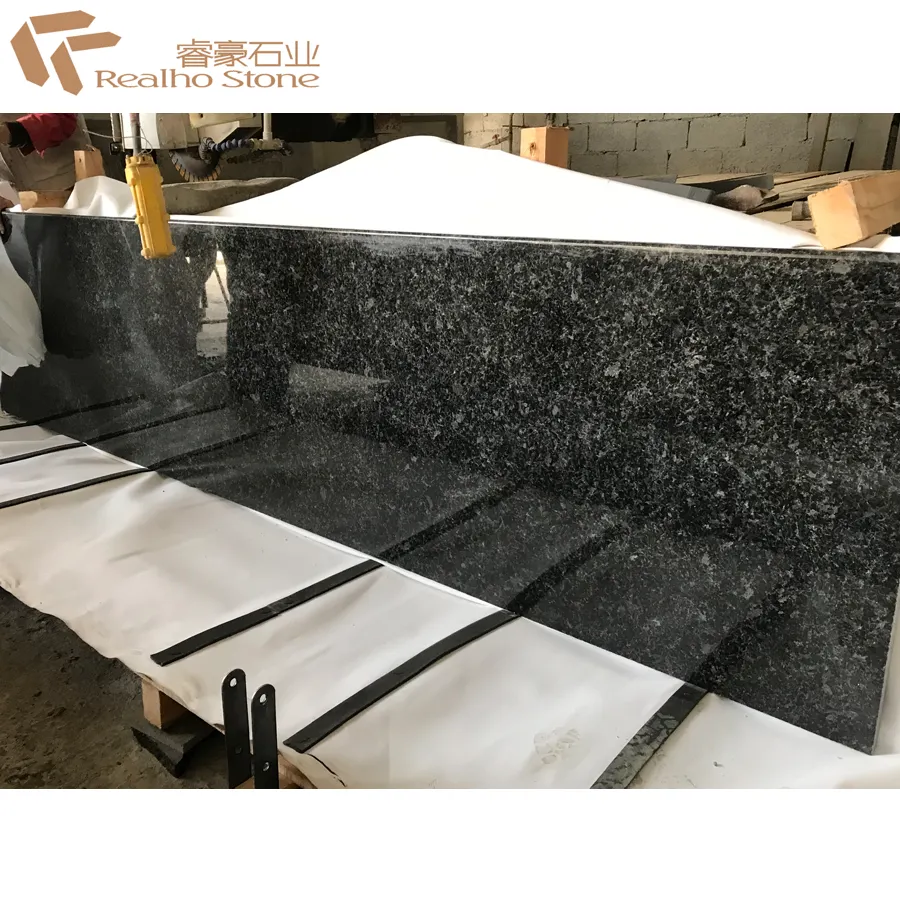 China Factory Cheap African Black Granite Prefab Countertops
