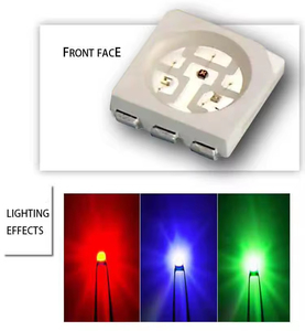 トライカラーチップPLCC6 0.2w 0.5w LED 6ピンRGB 5050 SMDダイオード - Product Image 6