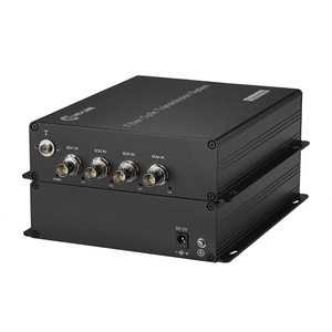 El transmisor convertidor de video 3G-SDI a fibra óptica convierte la señal SDI en fibra óptica - Product Image 2