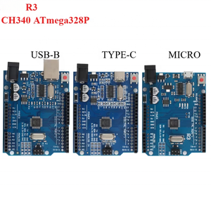 R3 Board CH340 ATmega328P Chip Verbesserte Version für Arduino R3 Development Board USB-B/Typ C/Micro Interface