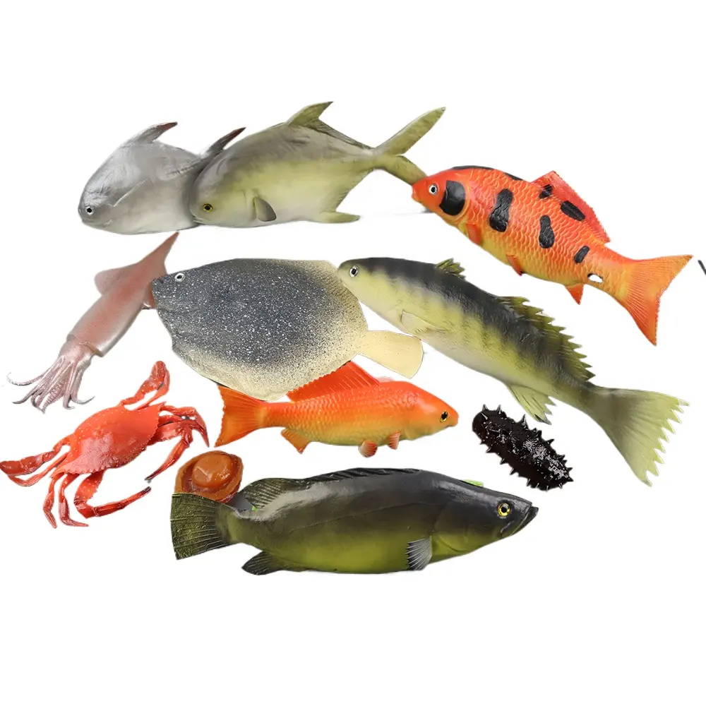 Realistic Artificial Marine Fish Decoration Sea Fish Model for Halloween and Christmas Party Decorations Market Display Pro