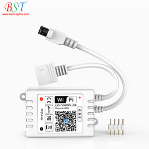 Smart WiFi LED Strip Light Controller 2 porte 144 watt per strisce luminose a LED RGB DC12V DC24V - Product Image 2