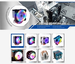 קר נוזל cpu פעיל עבור 1156 1155 1151 1150 אלומיניום 775 נחושת רדיאטור <span class=keywords><strong>1u</strong></span> 120 מ "מ מאוורר PC