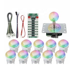 Arcade-Spiel-LED-Controller Licht USB-Code Spielcontroller LED-Joystick DIY RGB-Kit für Nintendo PC PS3 Switch - Product Image 2