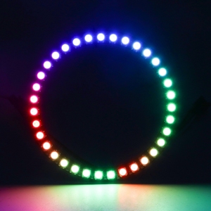 WS2812B Smart RGBIC LED-Ring Individuell adressierbare Smart Strip Lights DC5V WS2812 Individuell adressierbares LED-Modul - Product Image 5