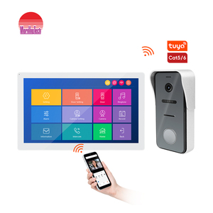 TCP/IP Video Home Intercom Tür Telefon Einfache Installation Hausgemachte 10,1 "Video Türklingel Kamera Tür Intercom System für Villa - Product Image 1