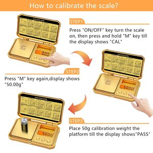 Biểu Tượng Tùy Chỉnh Cao Chính Xác 200G 0.01G Kỹ Thuật Số Túi Quy Mô Điện Tử Cân Bằng Nhà Bếp Có Trọng Lượng Quy Mô Đồ Trang Sức - Product Image 6