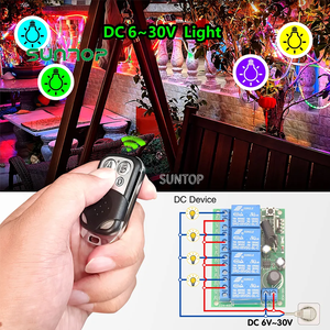 4CH DC 24V RF telecomando universale Wireless 433mhz modulo di apprendimento ricevitore per la luce e la AG-C402 della porta del Garage - Product Image 5