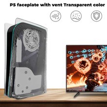 <strong>New</strong> Smooth Surface 3D Printed Logo Pure Transparent PC Protective Shell Case Cooling Gaming <strong>Controller</strong> Replacement - Product Image 2