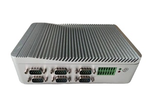 インテルコアi3-8130UデスクトップLinuxコンピュータボックスDDR4埋め込みX86ファンレスミニインダストリアルPC 6 * COM 2 * LAN 6 * USB - Product Image 4