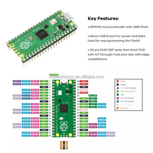 Compatibile con Raspberry Pi lampone Pi PICO RP2040 kit di programmazione scheda di sviluppo microPython