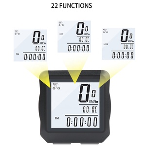 FERTS 22 Functions 1.8 'Screen Waterproof IPX-44 Cycling Computer Bicycle Meter Stopwatch - Product Image 4