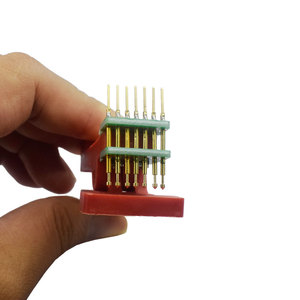 Supporto per Test di spaziatura da 2.54mm morsetto per clip per PCB dispositivo di fissaggio sonda pogo pin Download programma Burn Single/Double4P 5P 6P 7P 8P 9P 10P - Product Image 6