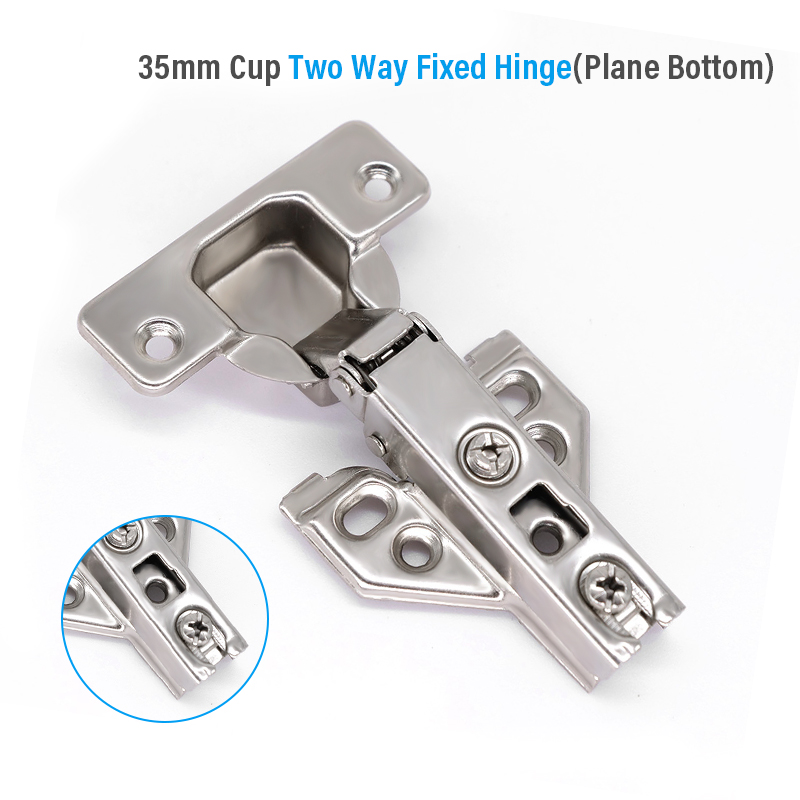35mm cup two way fixed hinge(plane bottom)