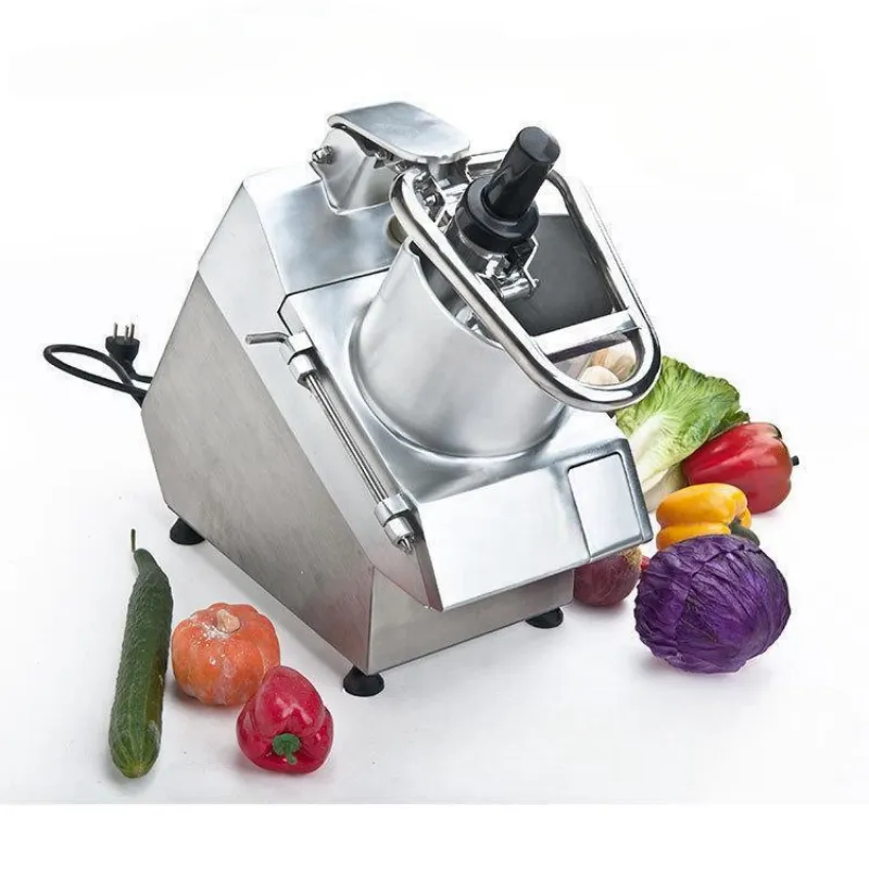 Cortadora de verduras comercial multifuncional 250 kg/h trituradora y Cortadora automática de verduras 220V