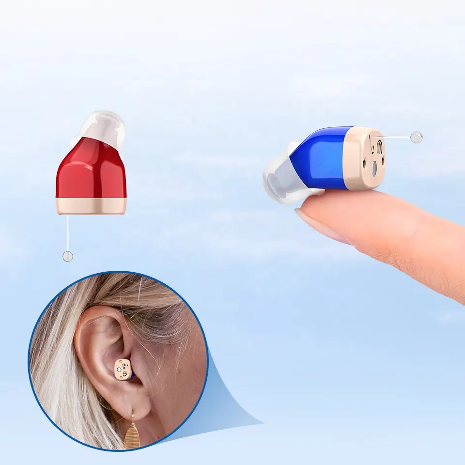 buy K&Fcoptee invisible mini wireless digital cheap rechargeable ear hearing aids cic for deafness prices