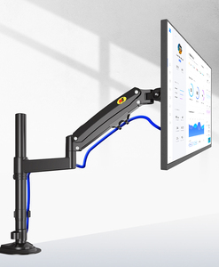 <strong>NB</strong> NEW H100 22-35&quot; Monitor Holder Arm Gas Spring Full Motion LCD TV <strong>Mount</strong> 2-12kg Dual Arm Clamp Bracket 2pc Usb3.0 - Product Image 3