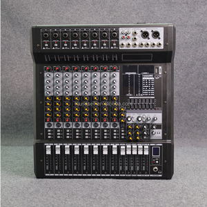 E/Mezclador de audio profesional 8 Entrada de micrófono mono Entrada de estéreo Mezclador multifunción multicanal Audio - Product Image 4